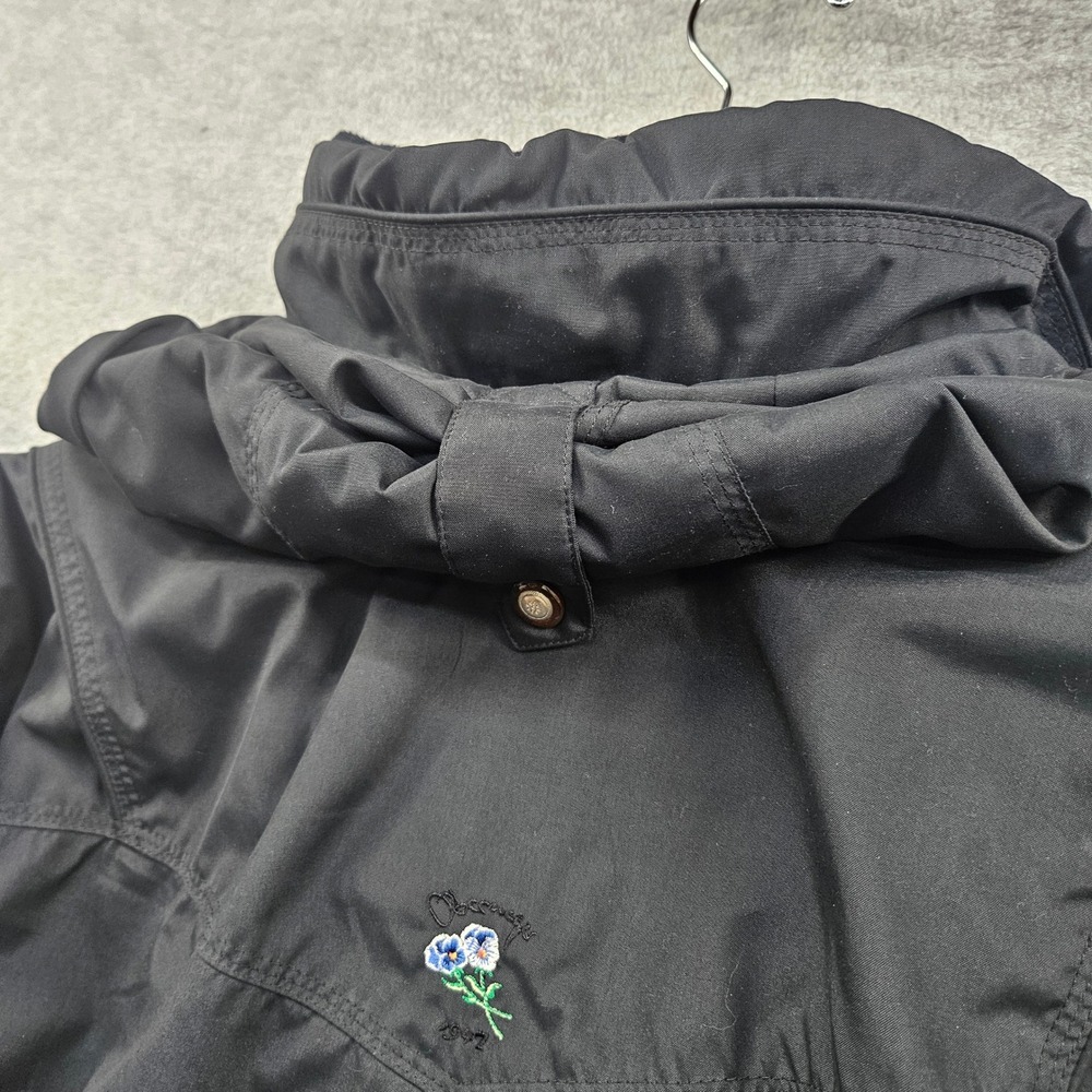 OBERMEYER Alpine Austin Womens Black Hooded Full Zip Jacket Coat Size 14 - Picture 16 of 16